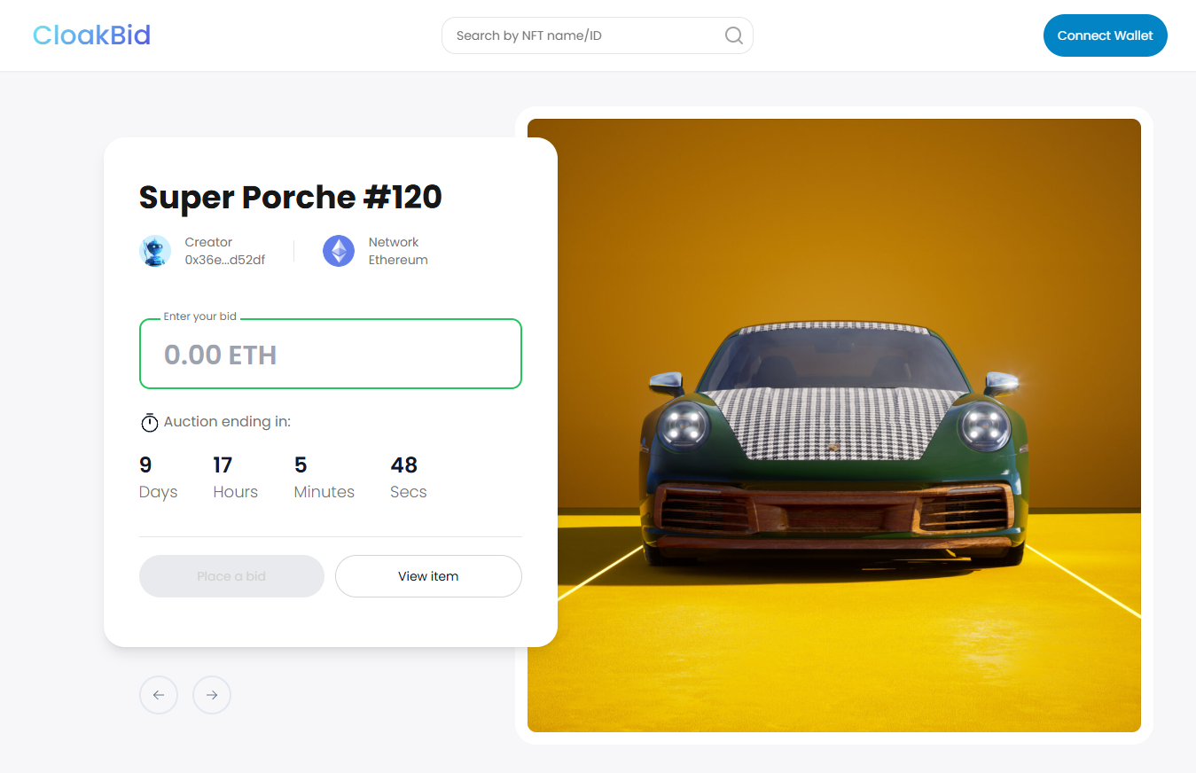 NFT Auction Platform
