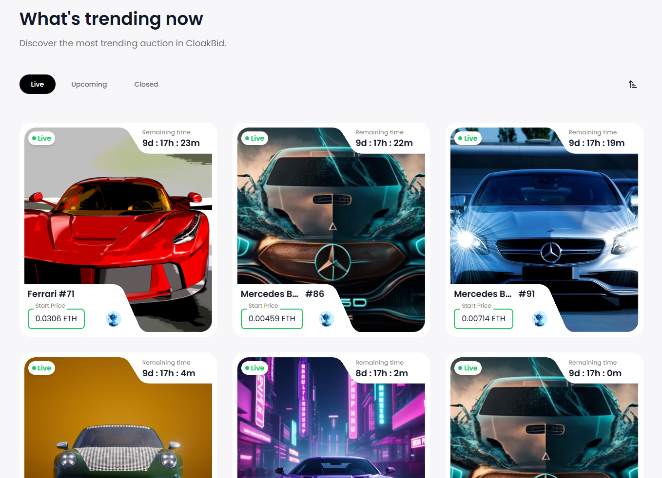 NFT Auction Platform